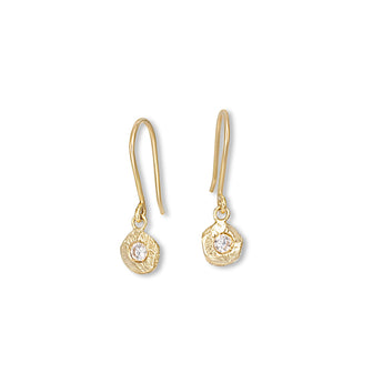 18K Diamonds by the Yard Drop Earrings Earrings Page Sargisson