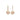 18K Geometric Pink Sapphire and Diamond Earrings Earrings Page Sargisson