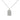 Tulip Tag Pendant with Diamonds Necklaces Page Sargisson Bow Tag Sterling Silver with Diamonds