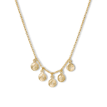 Astrid 5 Charm Necklace Necklace Page Sargisson 10K Gold