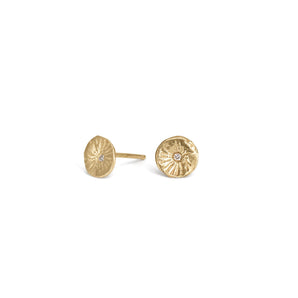 Astrid Studs Earrings Page Sargisson 10K With Diamonds 