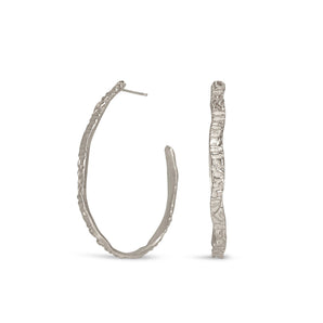 Phoebe Hoops Large Earrings Page Sargisson Sterling Silver