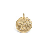 10K Zodiac Diamond Constellation Charms Necklace Page Sargisson Aquarius 10 Karat Gold with Diamonds 