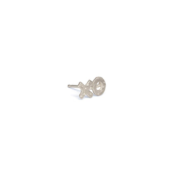 Teeny Tiny Double Stud Earrings Earrings Page Sargisson X/O Sterling Silver
