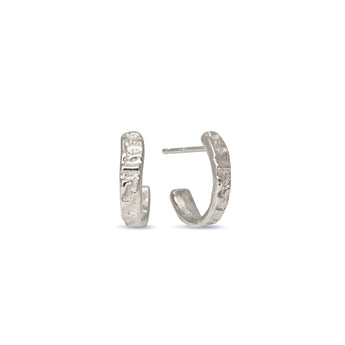 Phoebe Hoops Small Earrings Page Sargisson Sterling Silver