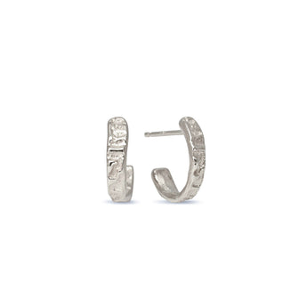 Phoebe Hoops Small Earrings Page Sargisson Sterling Silver 