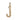Block Letter Charm Necklace Page Sargisson 10K Gold J