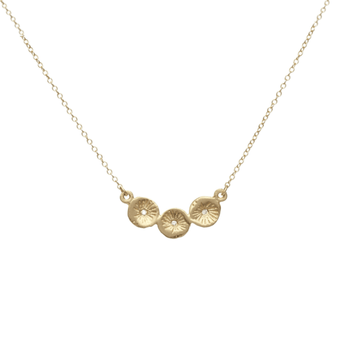 Astrid Trio Necklace Necklace Page Sargisson 10K Gold