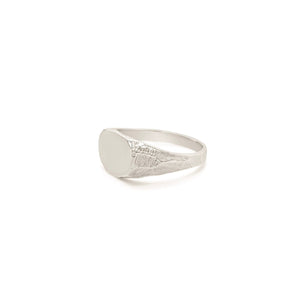 Petite Signet Ring in Silver Rings Page Sargisson 