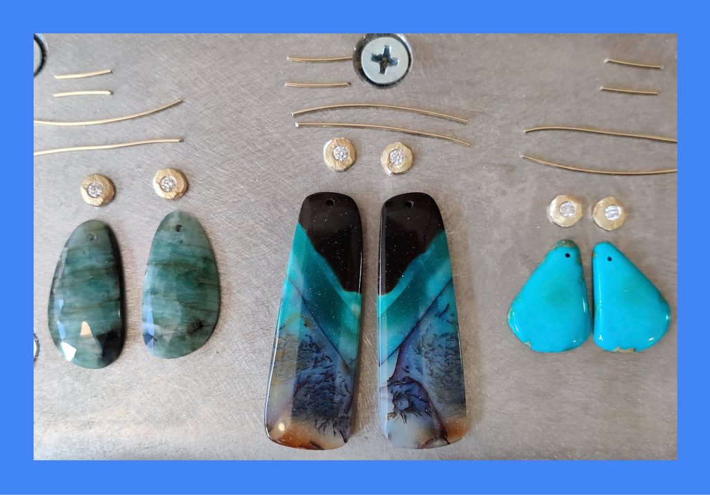 Making our One-of-a-Kind Handmade Earrings