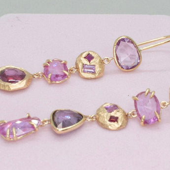 Colorful Gemstone Earrings
