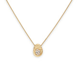 18K Oval Diamond Slider Necklace - 0.45CT Necklace Page Sargisson 