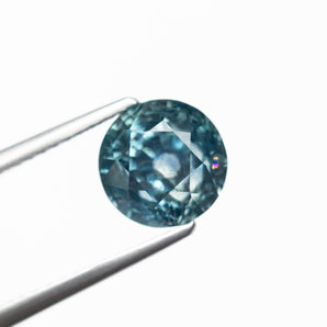Misfit - 3.52ct Dark Blue Round Brilliant Sapphire Hidden Misfit Diamonds 