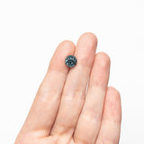 Misfit - 3.52ct Dark Blue Round Brilliant Sapphire Hidden Misfit Diamonds 