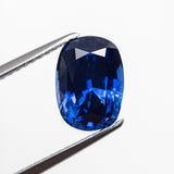 Misfit - 2.98ct Blue Cushion Brilliant Cut Sapphire Hidden Misfit Diamonds 