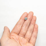 Misfit - 2.02ct Blue/Green Round Brilliant Cut Sapphire Hidden Misfit Diamonds 