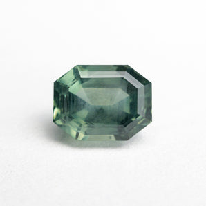 Misfit - 2.52ct Green Cut Corner Rectangle Step Cut Sapphire Hidden Misfit Diamonds 