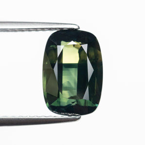 Misfit - 3.58ct Bi-Color Cushion Brilliant Sapphire Hidden Misfit Diamonds 