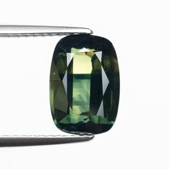 Misfit - 3.58ct Bi-Color Cushion Brilliant Sapphire Hidden Misfit Diamonds 