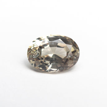 Misfit - 2.22ct Green Oval Color Change Montana Sapphire Hidden Misfit Diamonds 