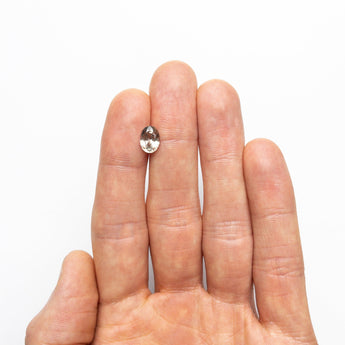 Misfit - 2.22ct Green Oval Color Change Montana Sapphire Hidden Misfit Diamonds 