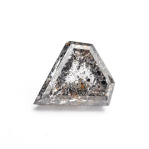 Misfit - 2.31ct Salt and Pepper Shield Step Cut Diamond Hidden Misfit Diamonds 