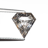 Misfit - 2.31ct Salt and Pepper Shield Step Cut Diamond Hidden Misfit Diamonds 