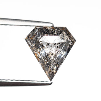 Misfit - 2.31ct Salt and Pepper Shield Step Cut Diamond Hidden Misfit Diamonds 