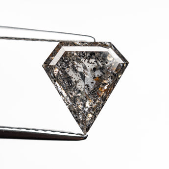 Misfit - 2.31ct Salt and Pepper Shield Step Cut Diamond Hidden Misfit Diamonds 