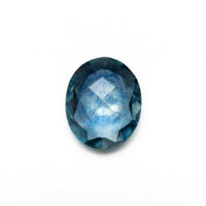 Misfit - 1.75ct Blue Oval Rosecut Sapphire Hidden Misfit Diamonds 