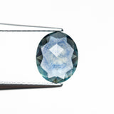 Misfit - 1.75ct Blue Oval Rosecut Sapphire Hidden Misfit Diamonds 