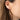 18K Gold Station Drop Earrings with Sapphires - Short Earrings Sarraf Jewelers 