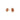 18K Freeform Stud Earring in Poppy Red Sapphire Earrings Page Sargisson 