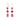 18K Triple Drop Earring in Ruby Earrings Page Sargisson 