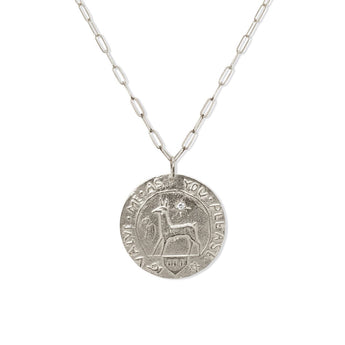 Value Me Necklace Necklace Page Sargisson Sterling Silver with Diamond 