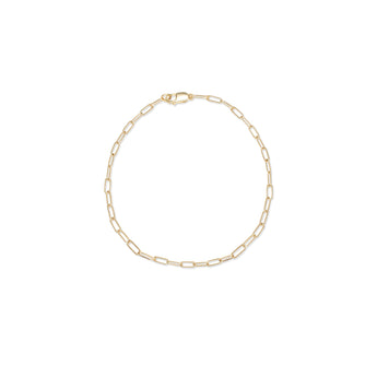 Small Staple Link Bracelet Bracelet Page Sargisson 10 Karat Gold 