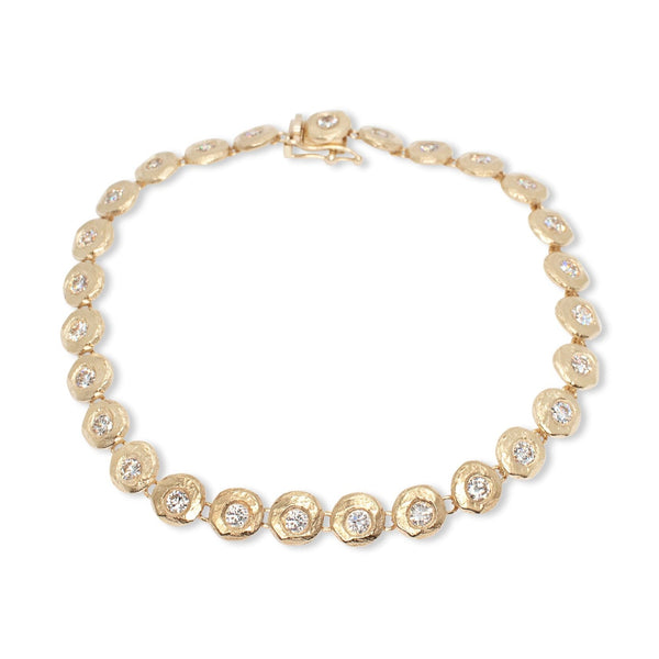 18K 1.62CT Diamond Tennis Bracelet