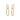 18K Carved Paperclip Drop Earrings Earrings Page Sargisson 