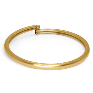 18K Rava Flexible Bangle 4.5mm wide Bracelet Silver Mountain Jaipur 