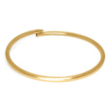 18K Rava Flexible Bangle 3mm wide Bracelet Silver Mountain Jaipur 