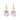 18K Chandelier Earrings in Purple Sapphire Earrings Page Sargisson 