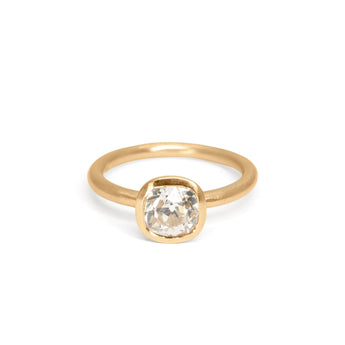 18K Madison Engagement Ring with 1.11CT Antique Diamond Engagement Ring Page Sargisson 