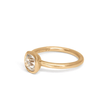 18K Madison Engagement Ring with 1.11CT Antique Diamond Engagement Ring Page Sargisson 