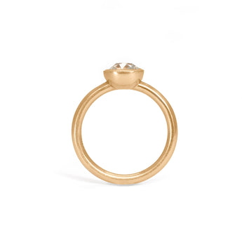 18K Madison Engagement Ring with 1.11CT Antique Diamond Engagement Ring Page Sargisson 