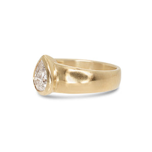 1CT Brilliant Pear Diamond Engagement Ring Engagement Ring Page Sargisson 