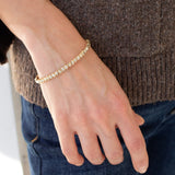 RAVA 14K Mixed Diamond Bracelet Flexible Bracelet Osiyan Grace Jewelry 