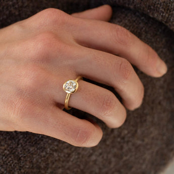 18K Madison Engagement Ring with 1.11CT Antique Diamond Engagement Ring Page Sargisson 