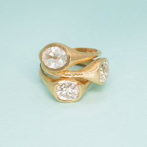 The Carved Signet Engagement Ring Setting Hidden Page Sargisson 