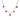 18K Five Stone Necklace in Ruby Necklace Page Sargisson 