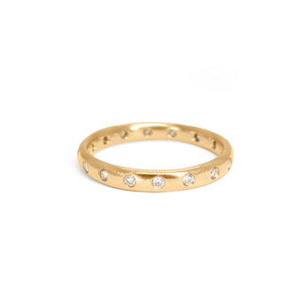 18K Smooth Diamond Wedding Band 3mm wedding bands Page Sargisson 